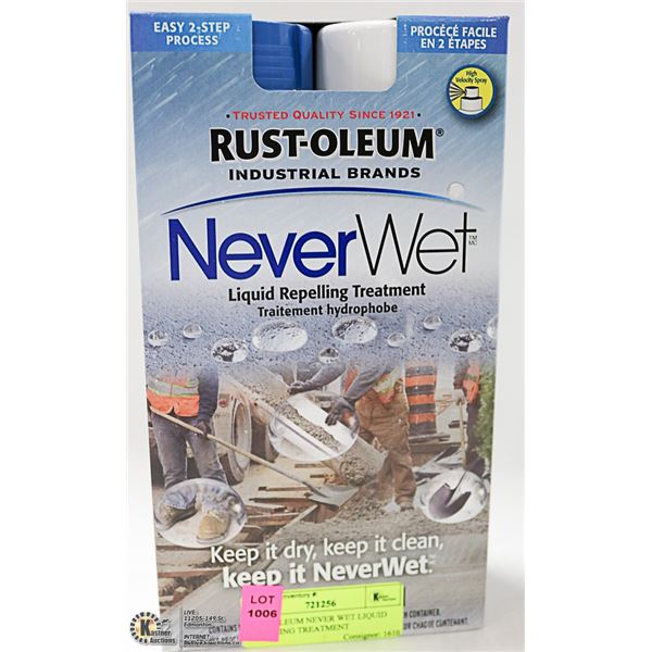 RUST-OLEUM NEVER WET LIQUID REPELLING TREATMENT
