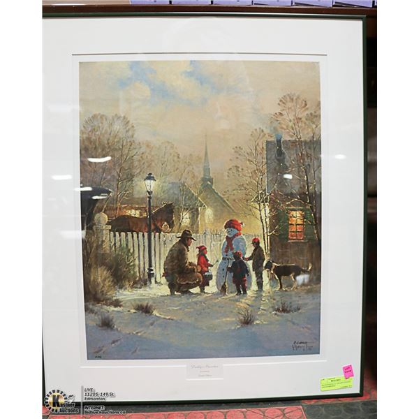 PROFESSIONALLY FRAMED SIGNED AND NUMBERED