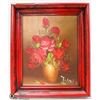 Image 1 : JOHN - ROSES FRAMED ARTWORK