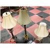 Image 1 : LOT OF 3 ASSORTED TABLE LAMPS