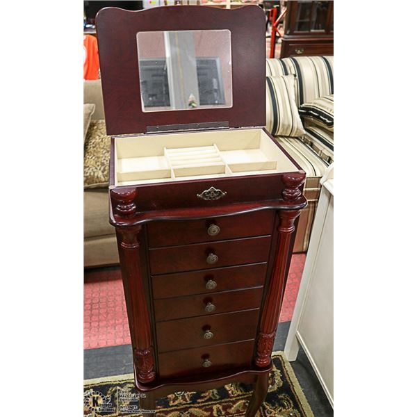 JEWELRY ARMOIRE 40" TALL