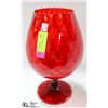 Image 1 : LARGE RED SHERRY GLASS