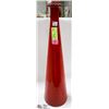 Image 1 : RED TALL VASE