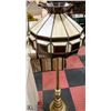 Image 1 : STAINED GLASS FLOOR LAMP (DAMAGE ON ONE PANEL)