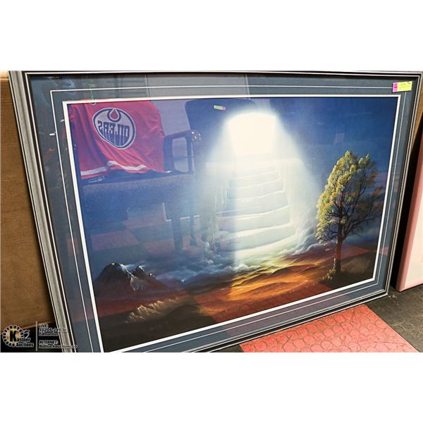 FRAMED HANS WERNER SAHM ART PRINT STONE