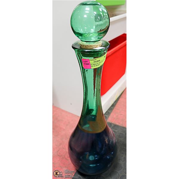 SAN MIGUEL BLUE & GREEN HAND MADE IN SPAIN