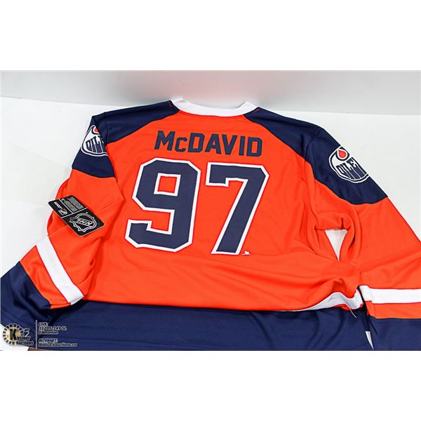 OILERS JERSEY CONNOR MC DAVID