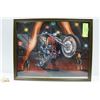Image 1 : 11 X 14 EASYRIDERS HARLEY FRAMED CENTERFOLD