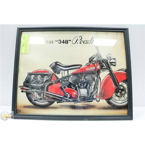 11 X 14 EASYRIDERS HARLEY FRAMED CENTERFOLD