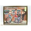 Image 1 : 11 X 14 EASYRIDERS HARLEY FRAMED CENTERFOLD