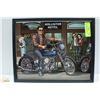 Image 1 : 11 X 14 EASYRIDERS HARLEY FRAMED CENTERFOLD