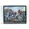 Image 1 : 11 X 14 EASYRIDERS HARLEY FRAMED CENTERFOLD