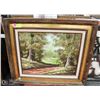 Image 1 : NEUHOLD - FOREST PATHWAY FRAMED ART