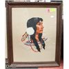 Image 1 : NATIVE AMERICAN CRAFT  INDIAN WOMAN