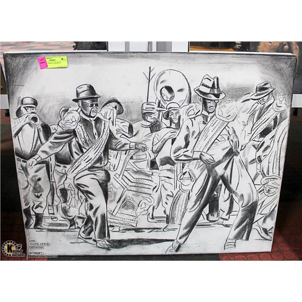 REALISTIC PENCIL DRAWING BANDMEN