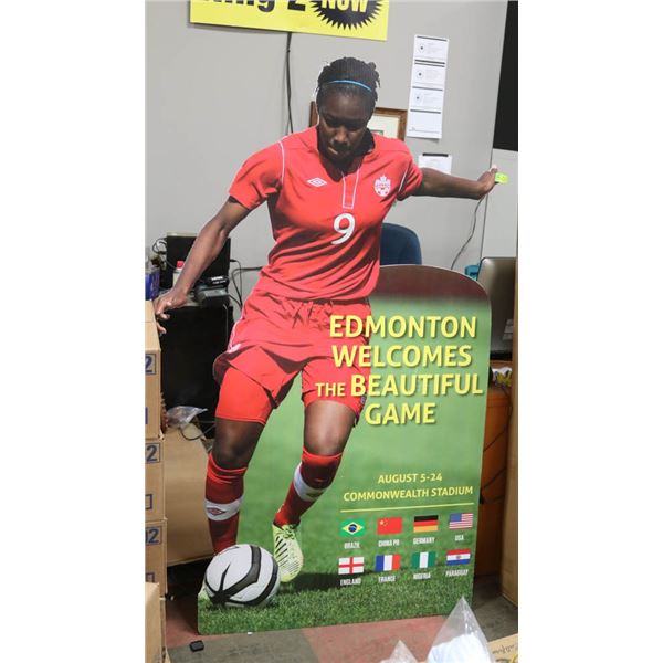 2014 COMMONWEALTH GAMES STAND UP CARDBOARD AD