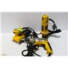 Image 1 : 3 DEWALT POWER TOOLS - PALM SANDER, DRILL, CUTOUT