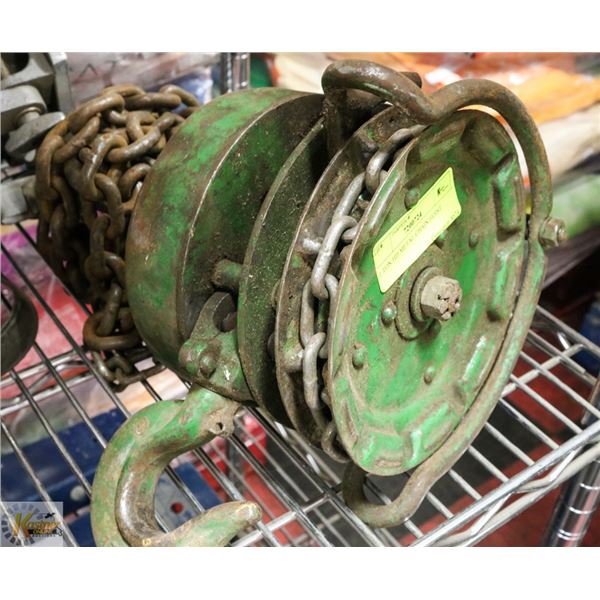 1 TON HEAVY DUTY METAL CHAIN HOIST