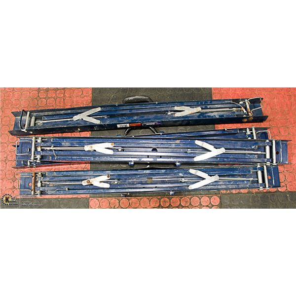 LOT OF 4 FOLDING SAW HORSES