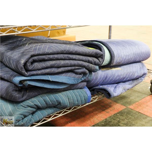 LOT OF 5 MOVING BLANKETS