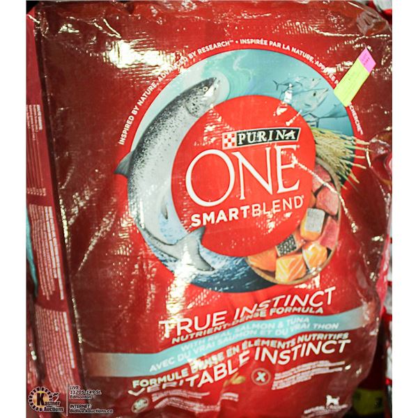 THREE 12.4 KG BAGS OF PURINA ONE SMARTBALANCE