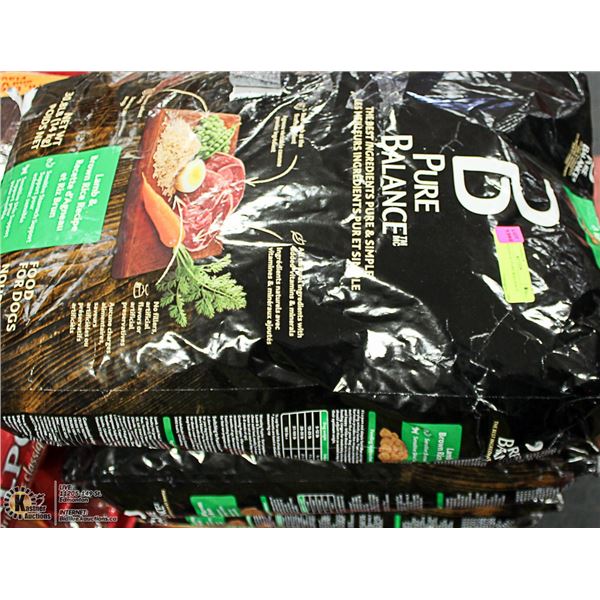 FIVE 14KG BAGS OF PURE BALANCE DOG FOOD