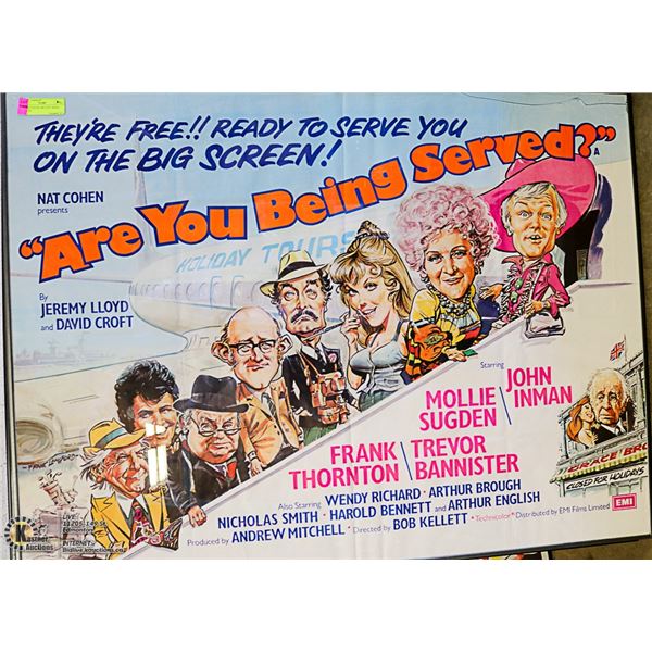 MOVIE POSTER ARE YOU  BEING SERVED