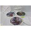 Image 1 : GROUP OF 3 NATIVE THEMED COLLECTOR PLATES, INCLDS