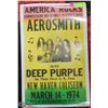 Image 1 : 1974 AEROSMITH CONCERT POSTER - REPRODUCTION