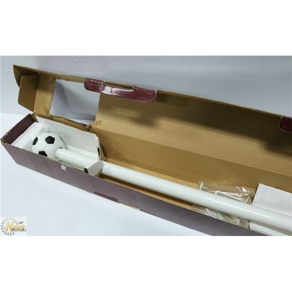 CREATIONS SOCCER BALL CURTAIN ROD 28"- 48"