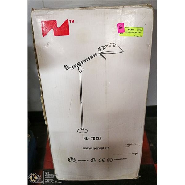 NEW IN BOX NERVAL FLOOR LAMP WITH