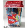 Image 1 : CASE OF TWIZZLERS CANDY RAINBOW STRAWS 105 INDIVID
