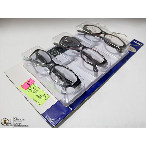 FOSTER GRANT LADIES READING GLASSES +2.50