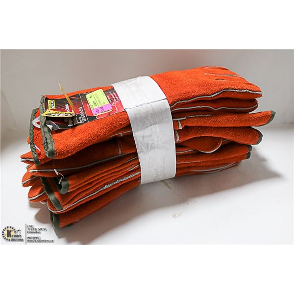 WELDING GLOVES DELUXE SEWN WITH KEVLAR