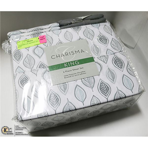 CHARISMA 6 PC BEDDING SET SIZE: KING