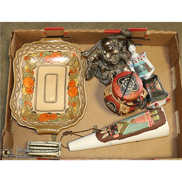 ASSORTED LOT OF ESTATE STATUES AND FIGURINES