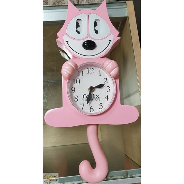 VINTAGE FELIX THE CAT CLOCK