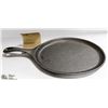 Image 1 : NEW OVAL PRE-SEASONED CAST IRON PAN