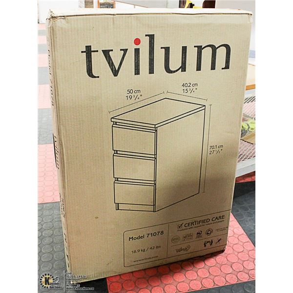 NEW IN BOX TVILUM NIGHT TABLE