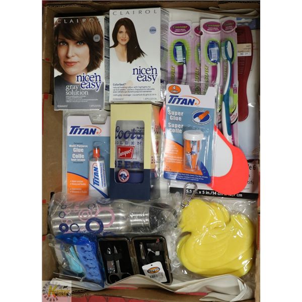 FLAT W/ NEW PRODUCTS INCLS TITAN SUPER GLUE, COORS