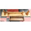 Image 1 : LOT OF 3 WOOD WALL MOUNT SHELVES