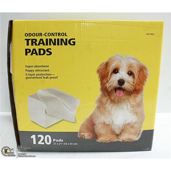 BOX OF TRAINING PADS FOR ANIMALS