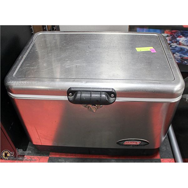 COLEMAN STEEL BELTED COOLER 54 QUARTS