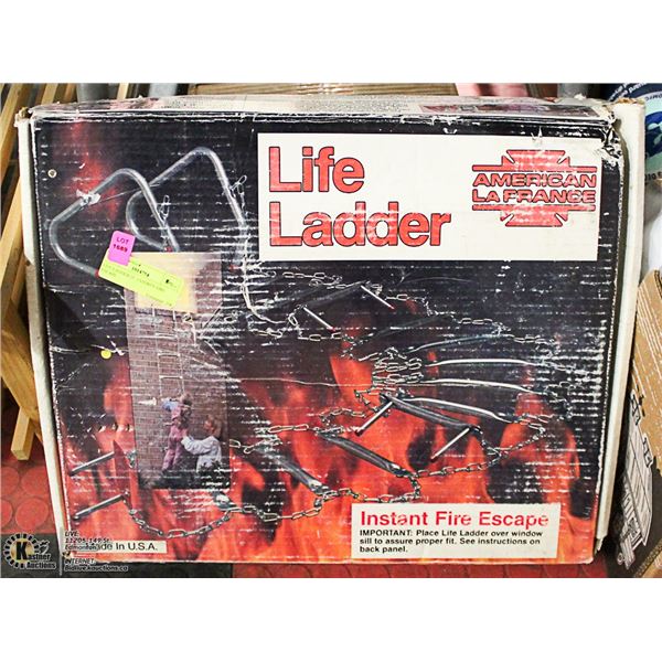 LIFE LADDER 25' 3 STOREY FIRE ESCAPE