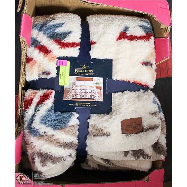 PENDLETON QUEEN BLANKET 98" X 92"