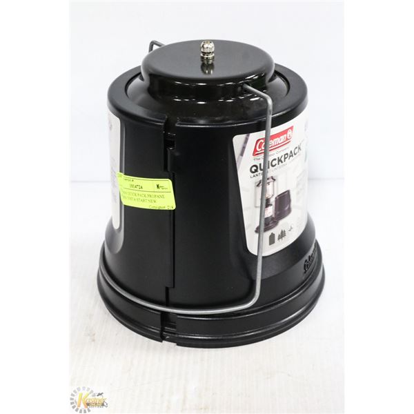COLEMAN QUICK PACK PROPANE LANTERN INSTA START NEW