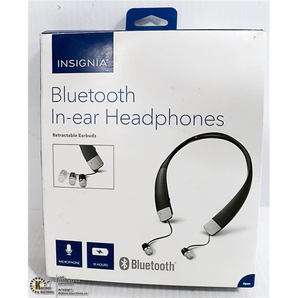 INSIGNIA BLUETOOTH IN EAR HEADPHONES