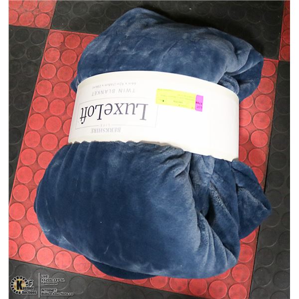 BERKSHIRE LIFE LUXESOFT TWIN BLANKET 66" X 92"