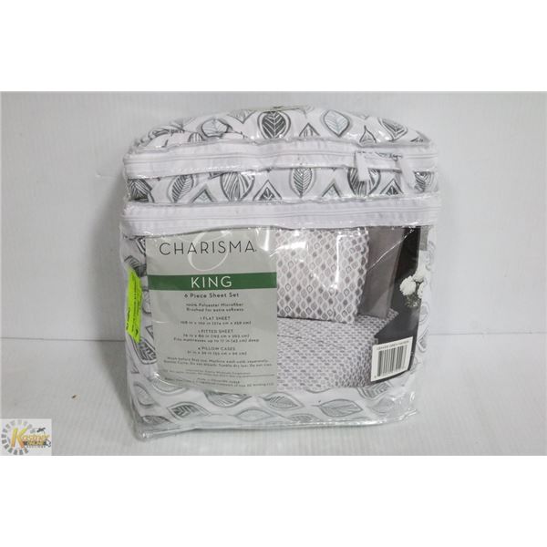 CHARISMA 6 PC BEDDING SET SIZE: KING
