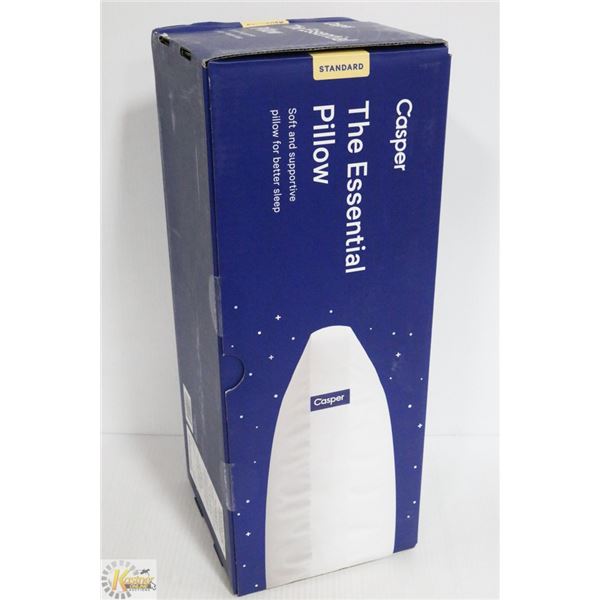 CASPER THE ESSENTIAL PILLOW (SEALED) SZ: STANDARD